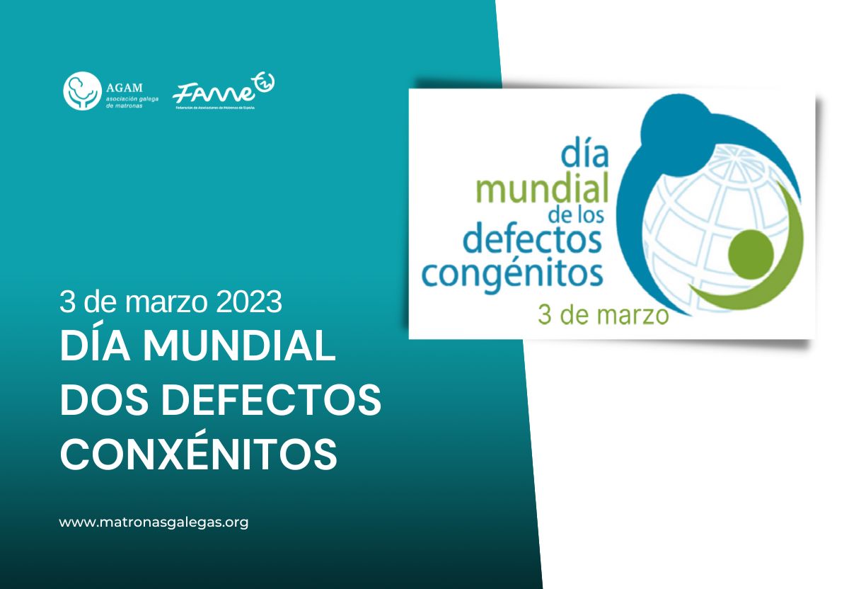 dia mundial dos defectos conxénitos 2023 matronas galegas AGAM web